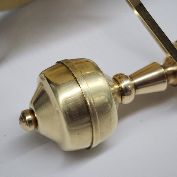 Nautical Brass Candle Holder Swivels While Walking 4.5" Tall VTG MCM - Picture 8 of 9